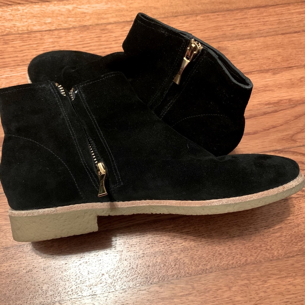Kate Spade suede black booties